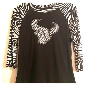 Custom Houston Texans Zebra & Bling!!